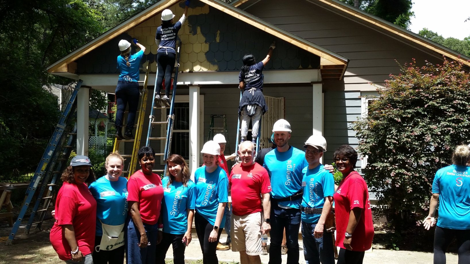 Synergis Team helping Atlanta Habitat for Humanity Synergis HR